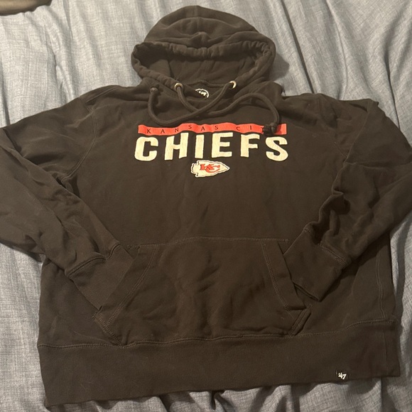 47 Tops - '47 Black Kansas City Chiefs Pullover